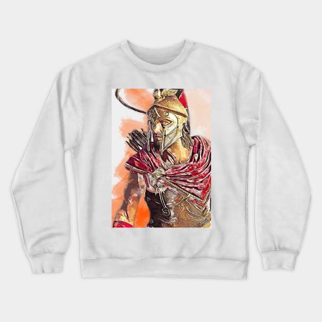 Spartan Hoplite Crewneck Sweatshirt by ErianAndre